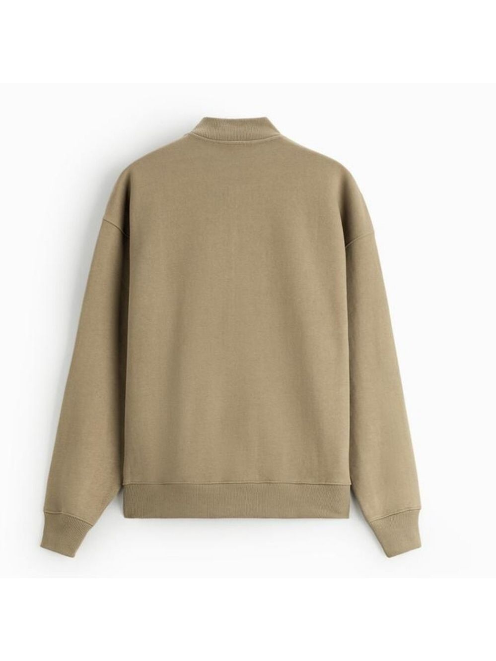 NWT Zara Men Bomber Jacket in Stone, Size M - Picture 7 of 10